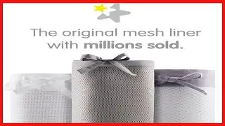 BreathableBaby Breathable Mesh Crib Liner &ndash; Classic Collection &ndash; Safari Fun Too &ndash; Fits Full-Size Fou