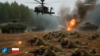 Thousands of NATO and Polish troops deployed to the Eastern Alliance