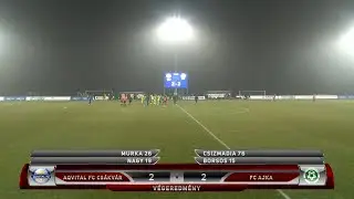 Merkantil Bank NBII 2024/2025, 13. forduló: Aqvital FC Csákvár - FC Ajka 2-2