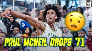 NC State Commit Paul McNeil Jr DROPS 71 POINTS😧 | Bucket-Filled Highlights‼️ | (prod. 29thegod)