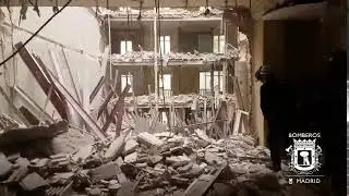 Derrumbe de un edificio en Madrid
