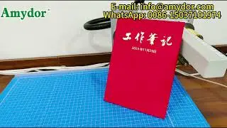 School Certificate Cover Hardcover Book Cover Digital Hot Foil Printing Machine  AMD3025&8025