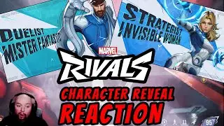 Marvel Rivals: Mr. Fantastic and Invisible Woman Trailer REACTION