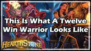 [Hearthstone] Вот как выглядит воин с двенадцатью победами