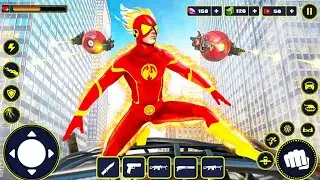 Flying Police Fire Hero: Gangster Crime City Part 5 - Android Gameplay