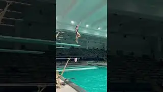 Reverse. Dive tuck three meter