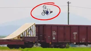 CRAZY Stunts On A Train! | Daredevils
