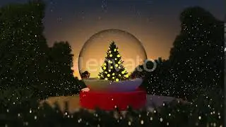 Snow Globe Dawn HD | Motion Graphics - Envato elements