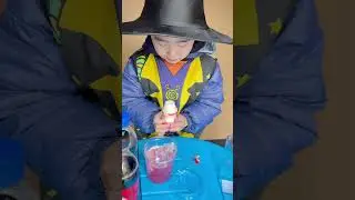 Chenchen play magic drink #kidsvideo #inflatabletoys
