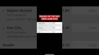 Double bet of the day! 2 Odds Sure Bet! Daily Bet! #betting #football #predictions