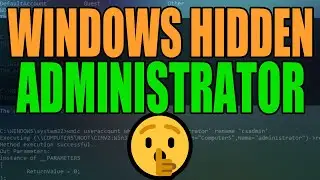 Скрытая учетная запись администратора Windows
