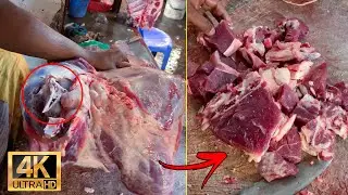 Amazing Meat Cutting and Selling Satisfying Video {4K} {60fps} || Meat Cutting ASMR Video #viral