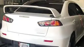 Evo x FBO FP green turbo slowpoke tuned