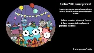 Sorteo 2000 suscriptores