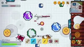Speed and freeze potion gameplay in zombsroyale