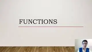 L32: Introduction of Functions
