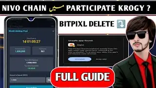 Nivo Chain Pool Participate Process | Guide + BitpIxl App Not Safe Warning  | Full Honest Review