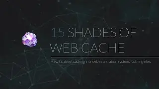 [EN] 15 SHADES OF WEB CACHE (about web caching) -- full version