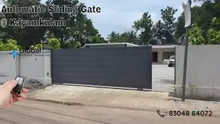 Automatic Sliding Gate motor installed at Ochira, Kayamkulam| Remote Gate in Kerala 📞 8304884072