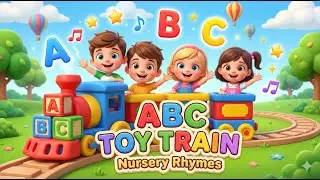 ABC Toy Train Song 🚂 | Alphabet Song for Kids | Nursery Rhymes | 3D Cartoon #childrensmusic