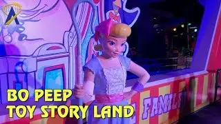Bo Peep meeting guests in Toy Story Land at Disney's Hollywood Studios