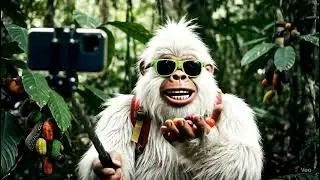 A Wild Munch, a Grumbly Belly: Yeti&rsquo;s Jungle Mishap #veo3 #aivideo #vlogging
