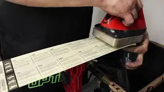 Glide tape race waxing