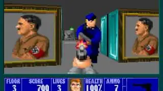 Arielus's Wolfenstein 3-D E1M3 100% Video