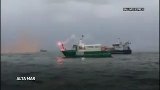 Protestan pescadores franceses  el cambio en los derechos de pesca tras el Brexit