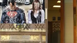 Superman Does the Ice Bucket Challenge! Gotham City Jail Spotted on Batman v Superman Set!