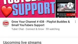 shout out to @TuberChat  for furniture  me on tenet channel for the First  time