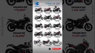 Bajaj Bikes Price List 2025 | Pulsar, Dominar, Avenger & More 🚀