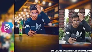 Baar Photo Manipulation Editing, Change Background Editing, Model Photo Editing Picsart,2018 Editing