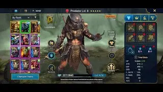 Игровой процесс Raid Shadow Legends: кроссовер Predator Badlands