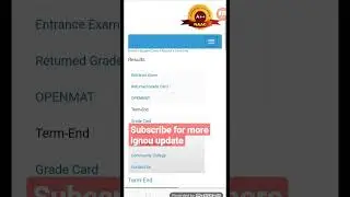 IGNOU December 2022 Result