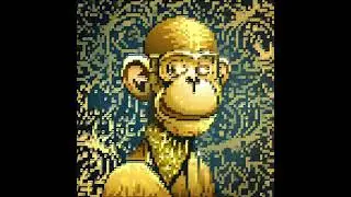 Ape Crypto Gold Pixel #23 #cro #nft #crofam #newmusic #cronos #lion