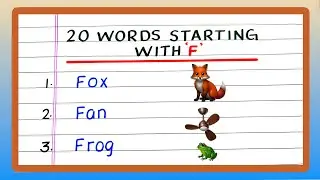 Words Starting with 