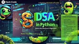 DSA in Python: Master Data Structures & Algorithms from Scratch | Coding Made Easy - Part 1! 💻🐍