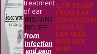 Solearwax ear drop by Mystery of Medicine
