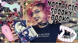 Baby Bat Nostalgia Corner - Spooky Books and Vampire Kisses