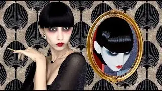 SERGE LUTENS + 1920's FLAPPER GOTH HALLOWEEN MAKEUP TUTORIAL