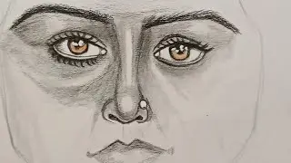 Charcoal Potrait shading