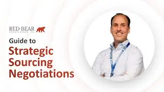 Guide to Strategic Sourcing Negotiations | RED BEAR Webinar | Featuring Shawn Malone