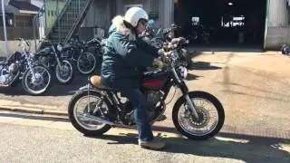 MOTOR ROCK  Yamaha SR400 Custom (Trumpet Muffler Full Exhaust)