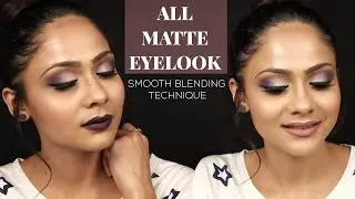 Matte Eyeshadow makeup | Smooth Blending technique | bh Cosmetics Modern Mattes | BY AARTI JOVEL