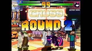MUGEN battle #7670: Wallace, Gromit, Steve & Mr.Bean vs Nightmare Sparkle