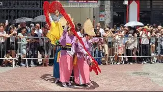 Show do grupo de dança Awa Odori Represa, no Toyo Matsuri 2025