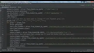 Python: Auto poster for Facebook groups