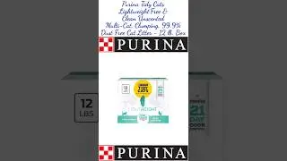 Purina Tidy Cats Lightweight Free and Clean Unscented, Multi Cat, Clumping, Dust Free Litter