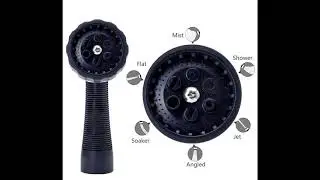GREEN MOUNT Water Hose Nozzle for Watering Plants, Washing Cars and Showering Dogs & Pets